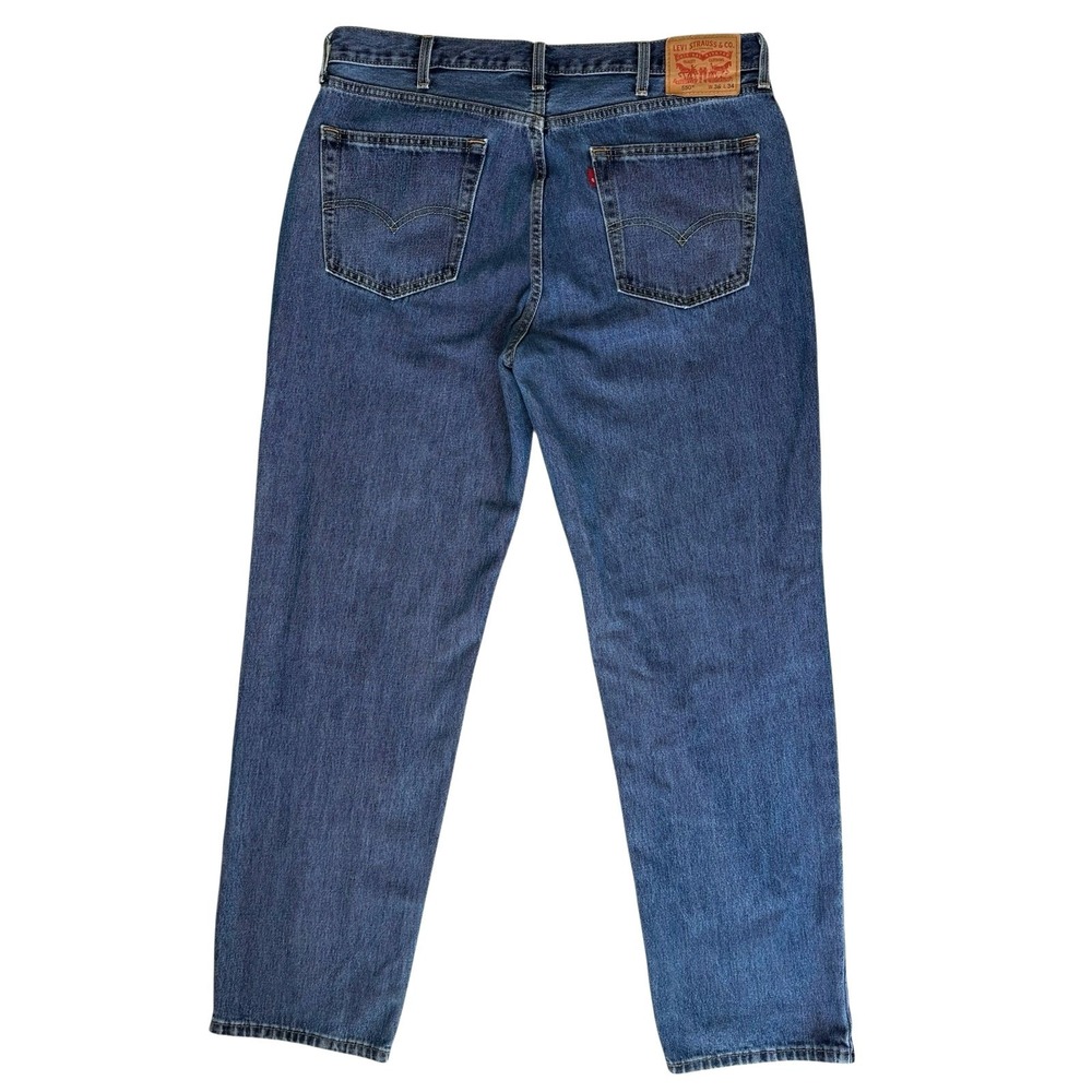Levi's 550 Relaxed Fit Blue Jeans Men's 38 x 34 Blue Denim Normcore Dad Casual - Picture 6 of 12